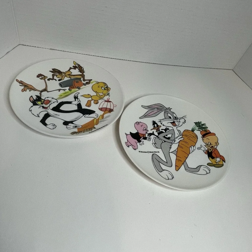 Looney Tunes Melamine Plate Warner Bros. Tweety Sylvester WE Coyote Road Runner